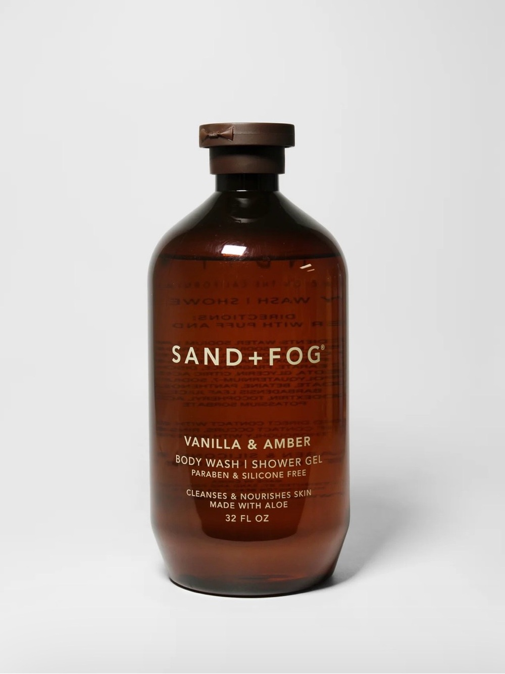 Sand+Fog Vanilla & Amber Body Wash - 32oz